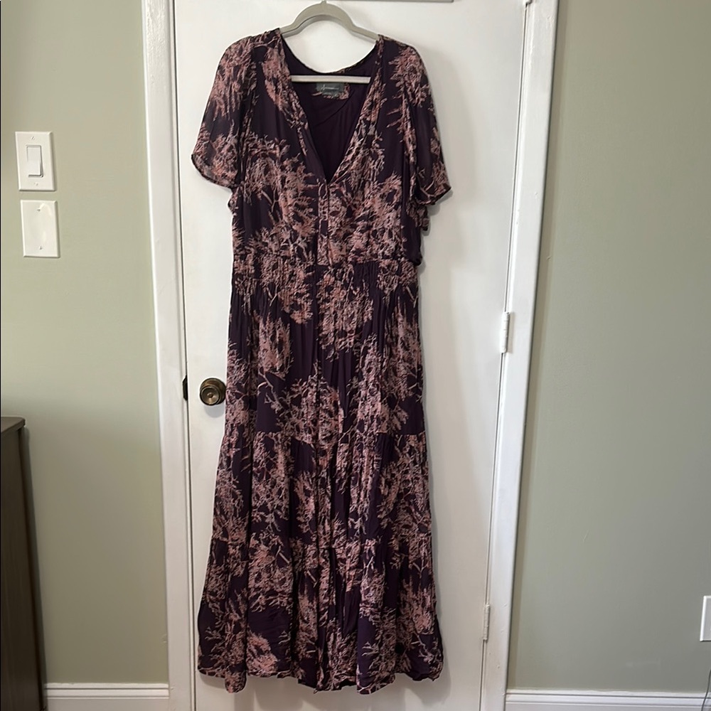 Somerset Purple Floral Dress-Chiffon Edition